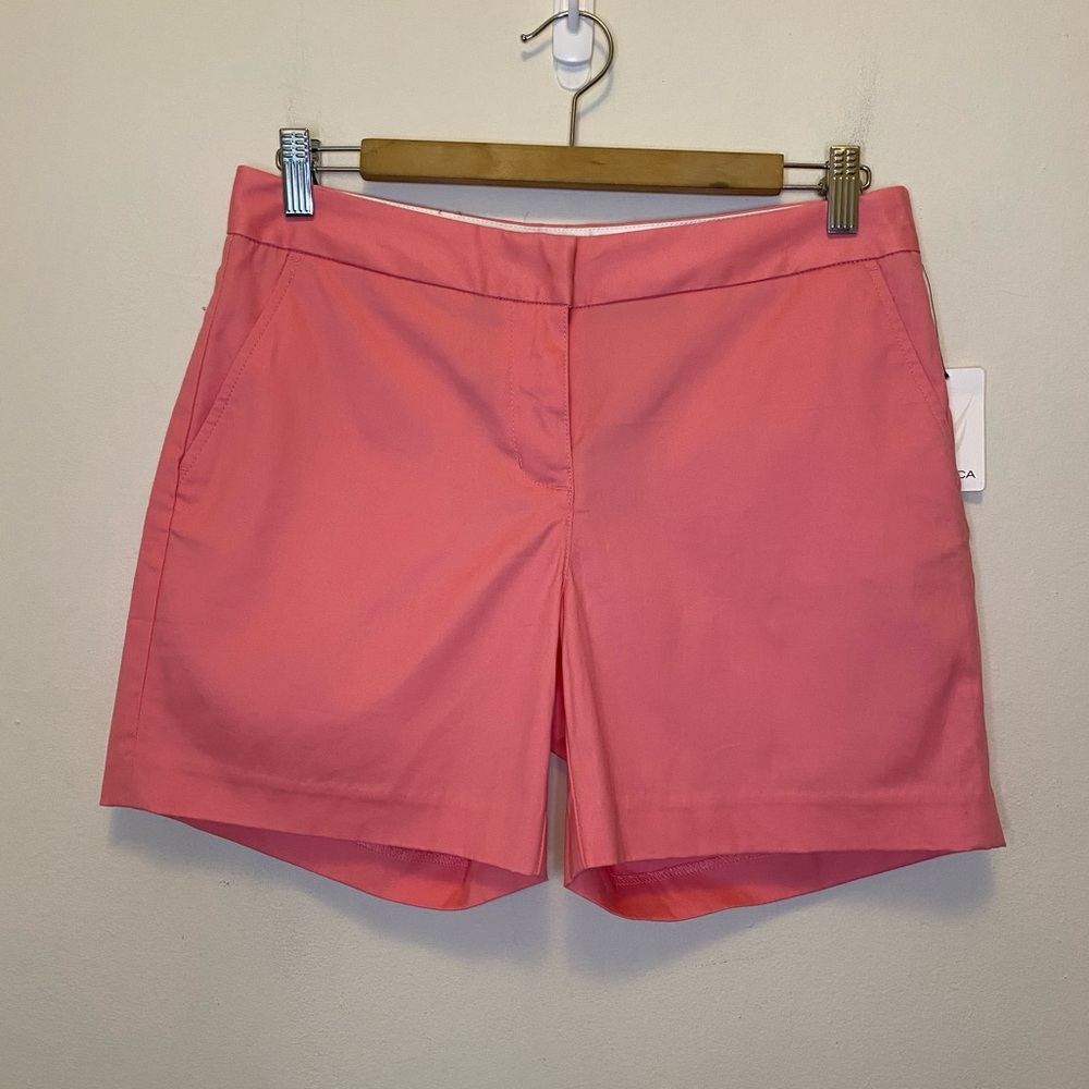 NAUTICA NEW Lightweight Cotton Shorts 5” in Strawberry Pink Sz 6 Small